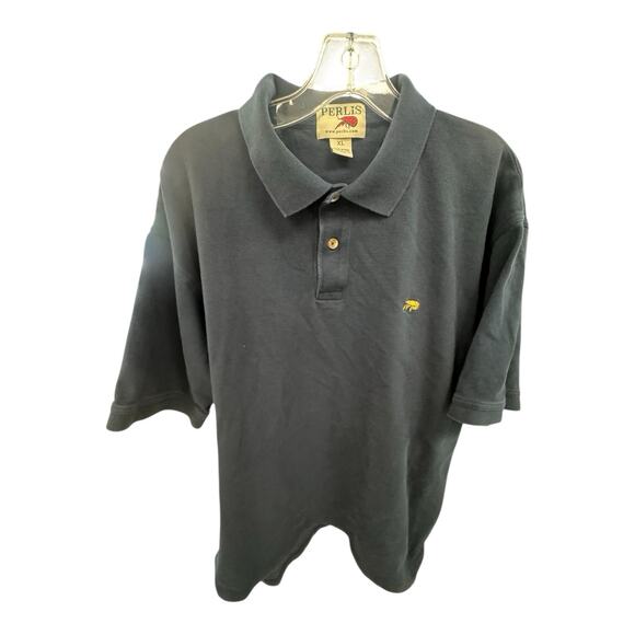 Perlis Other - Perlis Polo Shirt Peruvian Cotton Navy Blue XL CrawFish Logo Short Sleeve Preppy
